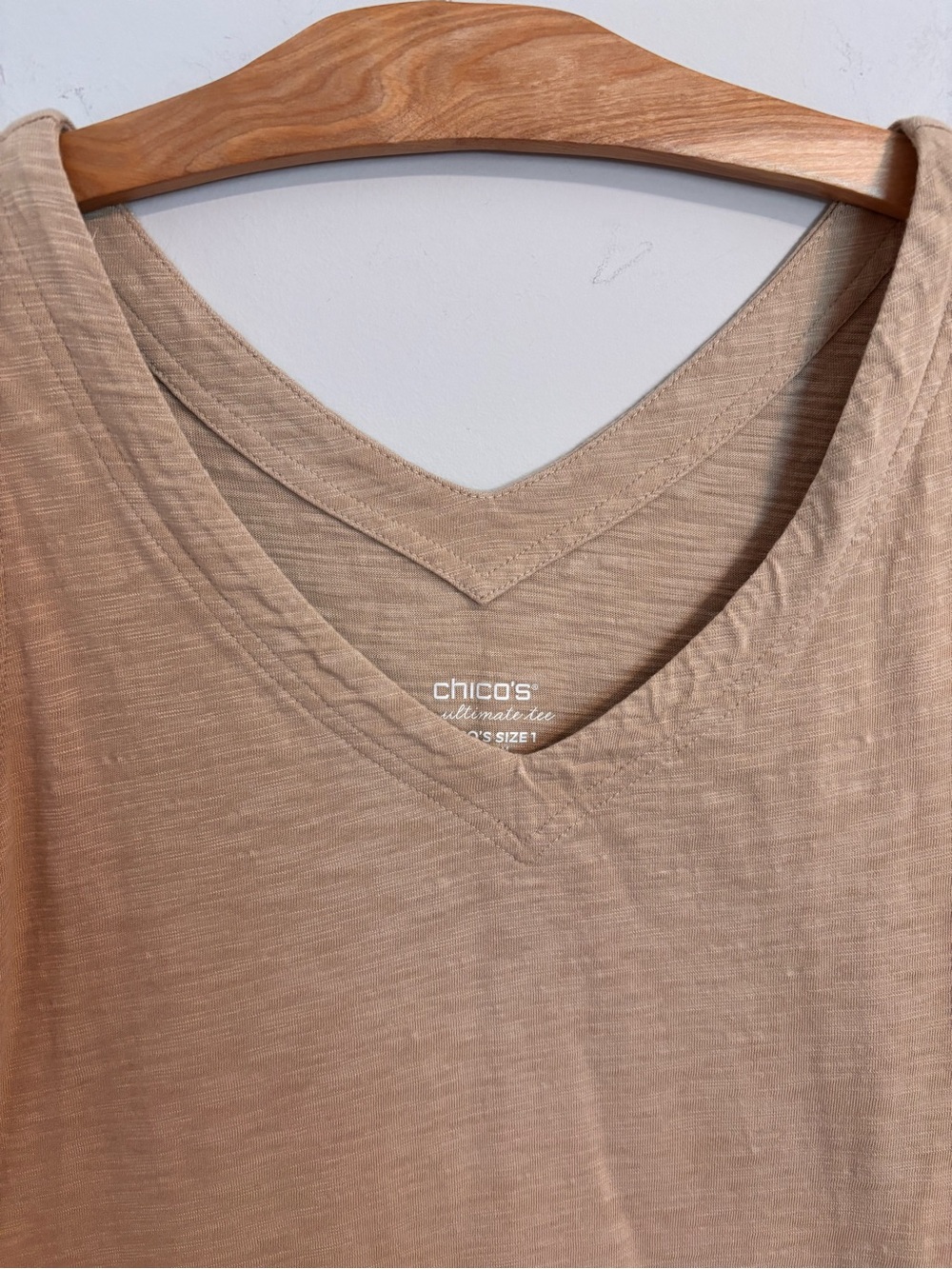 Chico’s Tan The Ultimate Tee Tank top - Picture 4 of 6